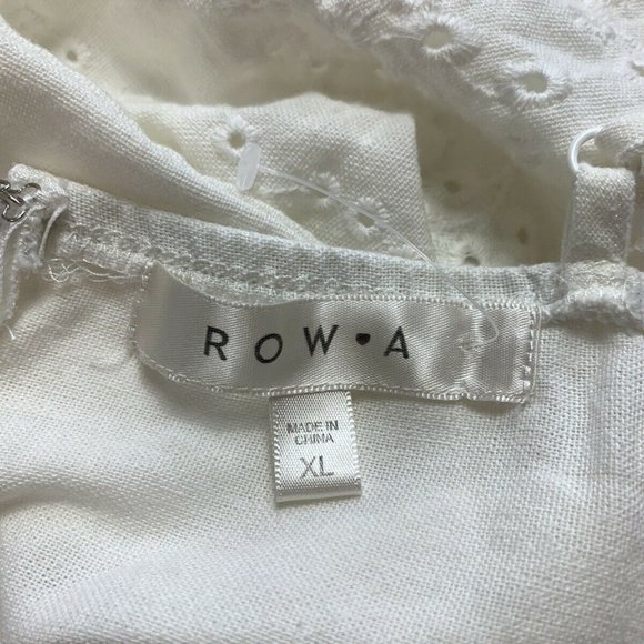 ROW A White Sundress XL - Picture 7 of 7